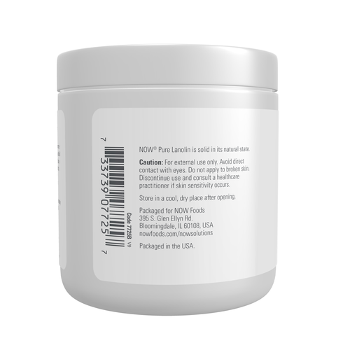 NOW Solutions Pure Lanolin Skin Moisturizer 7 oz