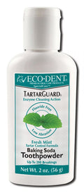 Eco-Dent TartarGuard Fresh Mint Toothpowder, 2 oz package