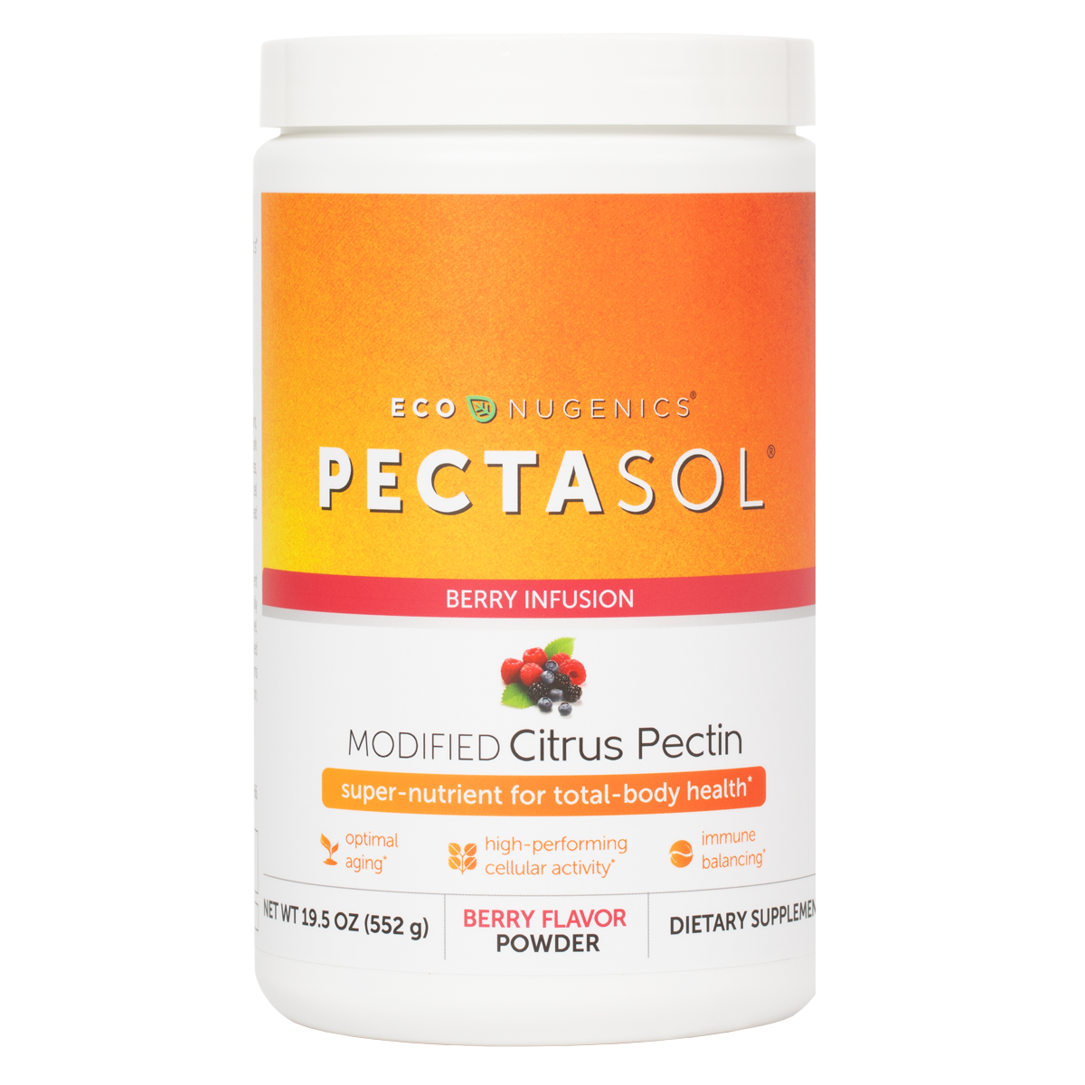EcoNugenics PectaSol Berry Infusion Powder, 90 Servings