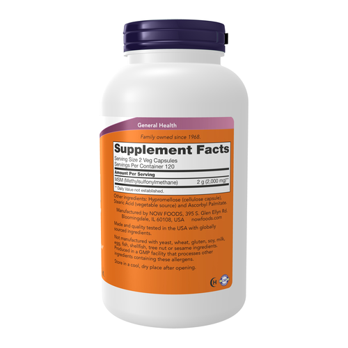 NOW Foods MSM 1000 mg 240 VCaps