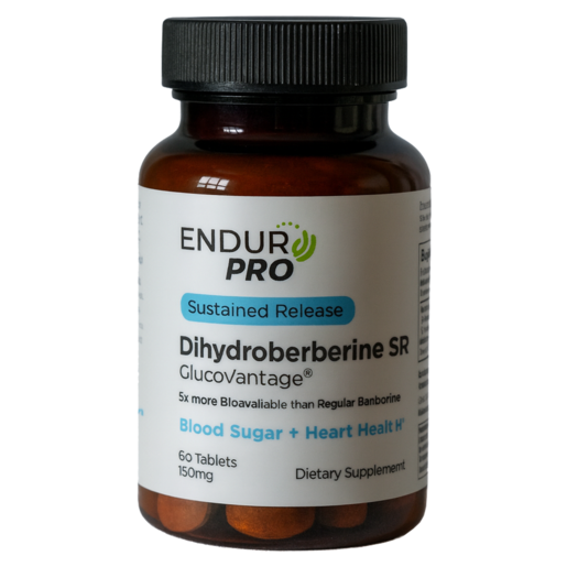 EndurPro Dihydroberberine SR 150 mg — 60 Tablets supplement bottle