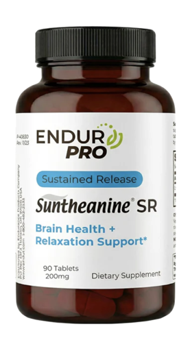 EndurPro Suntheanine SR 200 mg — 90 Tablets supplement bottle