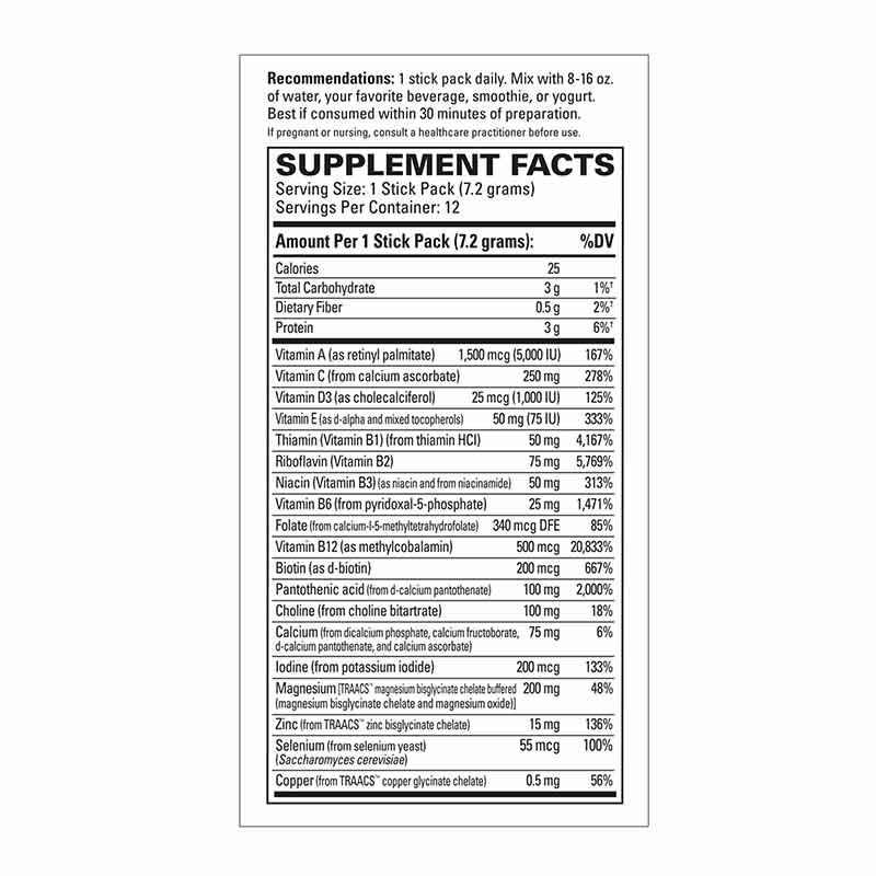 Terry Naturally Energy Revitalization 12 Stick Packs