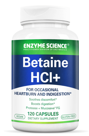 Enzyme Science Betaine HCL 120 Capsules packaging