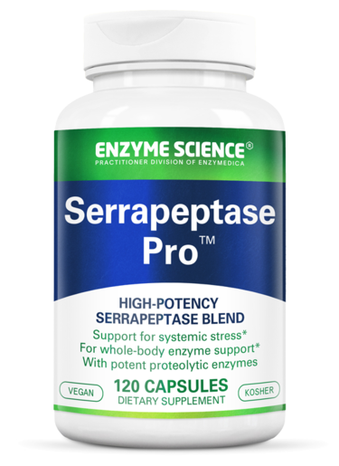 Enzyme Science Serrapeptase Pro 120 Capsules packaging