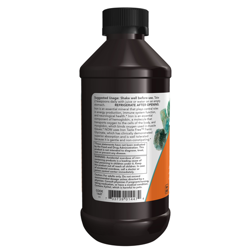 NOW Foods Iron Liquid 8 oz