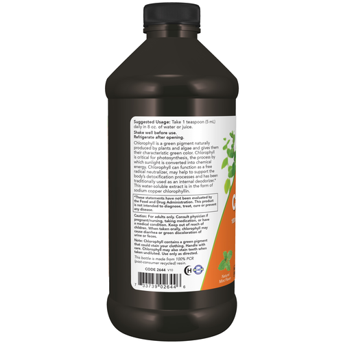 NOW Foods Chlorophyll Liquid Mint 16 oz