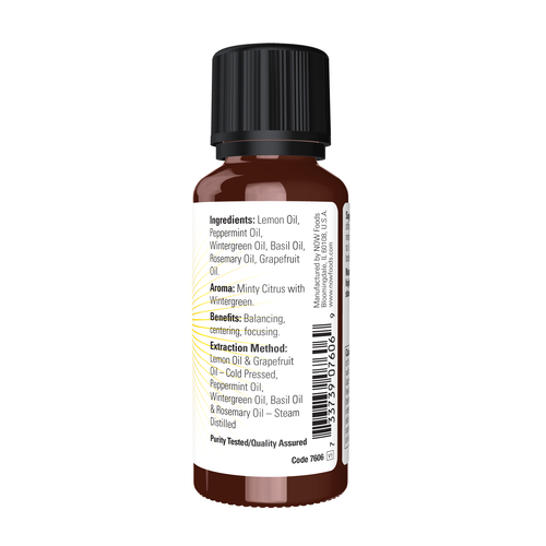 NOW Essential Oils Invigorating Blend 1 oz