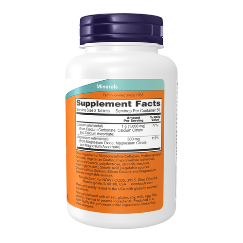 NOW Foods Calcium & Magnesium 100 Tablets