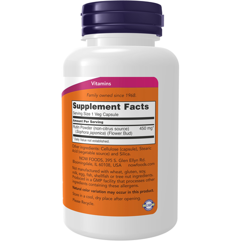 NOW Foods Rutin 450 mg 100 VCaps