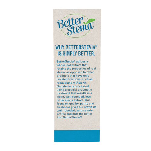 NOW Foods BetterStevia Balance Chromium & Inulin 100 Packets | Zero-Calorie Sweetener