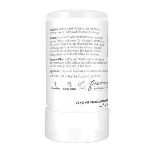 Now Solutions Nature's Deodorant Stick Stone 4.25 oz