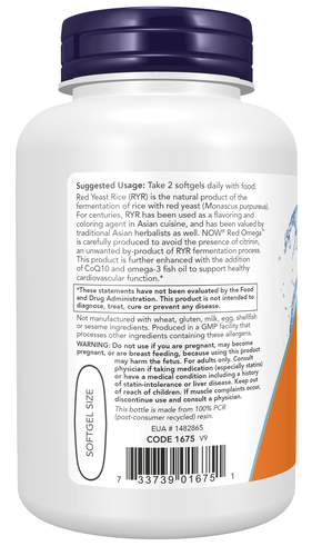 NOW Foods Red Omega Fish Oil 90 Softgels