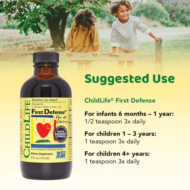 ChildLife First Defense 4 fl oz | Kids Botanical Liquid Formula