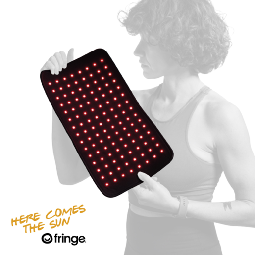 Fringe Red Light Therapy Wrap with flexible LED design