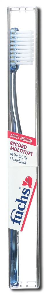 Fuchs Record Multituft Adult Medium Nylon Toothbrush, 1 Count package