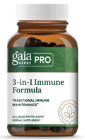 Gaia Herbs PRO 3-in-1 Immune Formula 60 Capsules bottle