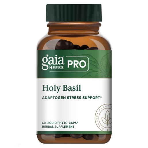 Gaia Herbs PRO Holy Basil 60 Capsules bottle