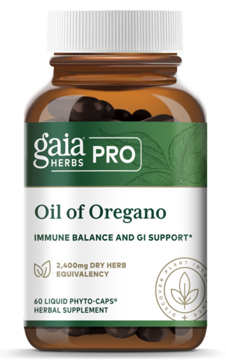 Gaia Herbs PRO Oil of Oregano 60 Capsules bottle