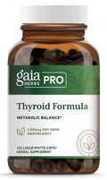 Gaia Herbs PRO Thyroid Formula 120 Capsules bottle