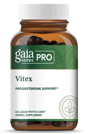 Gaia Herbs PRO Vitex 60 Capsules bottle