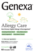 Genexa Allergy Care, 60 homeopathic chewable tablets