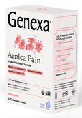 Genexa Arnica Pain, 100 homeopathic chewable tablets