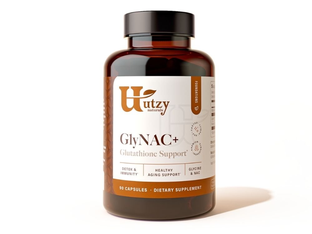 Utzy Naturals GlyNAC+ 90 Capsules official front image