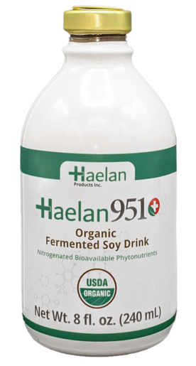 Haelan 951 fermented soy beverage, 8 fl oz bottle