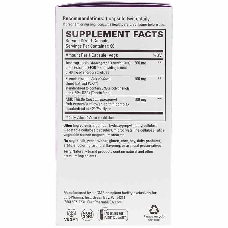 Terry Naturally Healthy Liver 60 Capsules