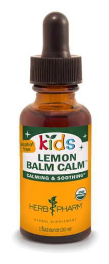 Herb Pharm Kids Lemon Balm Calm Alcohol Free 1 fl oz bottle