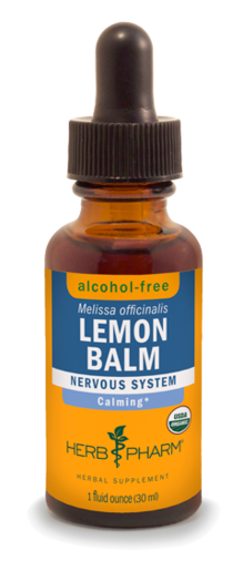 Herb Pharm Lemon Balm Alcohol Free 1 fl oz bottle