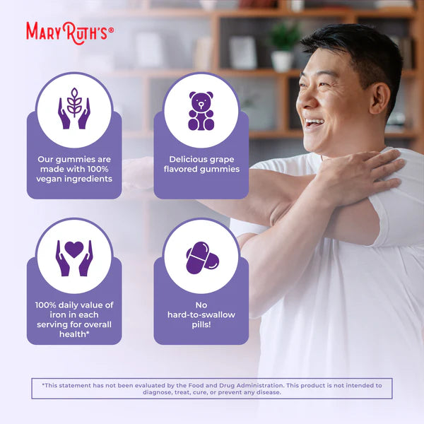 MaryRuth's Iron Gummies 60 ct