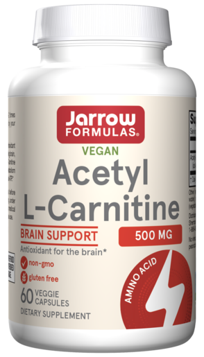 Jarrow Formulas Acetyl L-Carnitine 500 mg 60 Capsules bottle