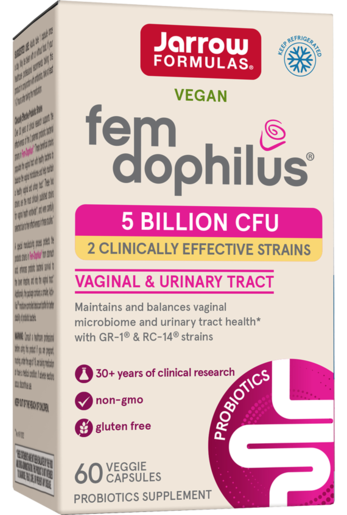 Jarrow Formulas Fem-Dophilus 5 Billion CFU 60 Capsules bottle