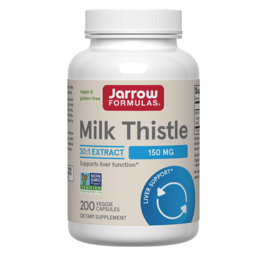 Jarrow Formulas Milk Thistle 150 mg 200 Capsules bottle
