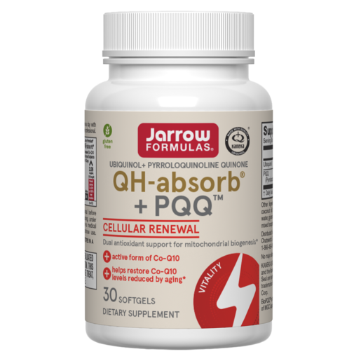 Jarrow Formulas QH-absorb + PQQ 30 Softgels bottle