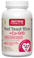 Jarrow Formulas Red Yeast Rice + CoQ10 120 Capsules bottle