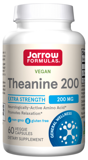 Jarrow Formulas Theanine 200 mg 60 Capsules bottle