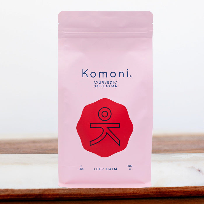 KOMONI Keep Calm Bath Soak, 2 lb, product packaging