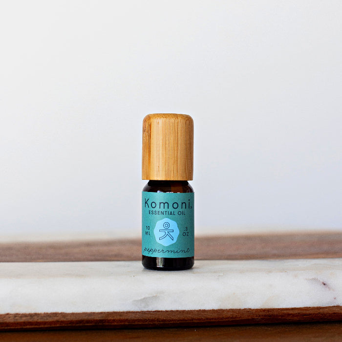 KOMONI Peppermint Essential Oil, 10 ml, product packaging