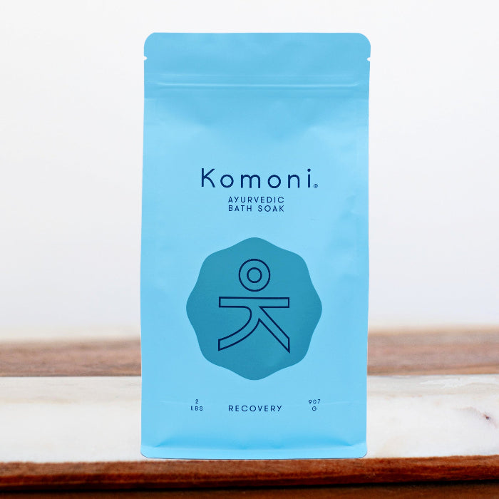 KOMONI Recovery Bath Soak, 2 lb, product packaging