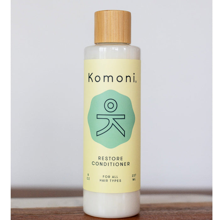 KOMONI Restore Botanical Conditioner, 8 oz, product packaging