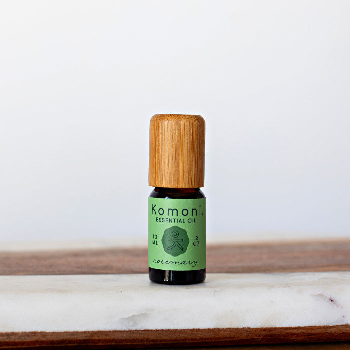 KOMONI Rosemary Essential Oil, 10 ml, product packaging