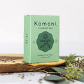 KOMONI Rosemary Mint Face & Body Soap Bar, 4 oz, product packaging