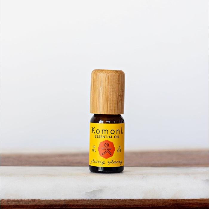 KOMONI Ylang Ylang Essential Oil, 10 ml, product packaging