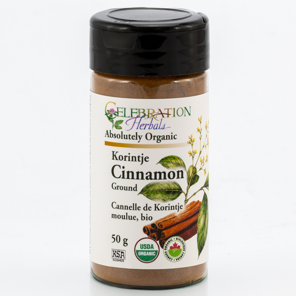 Celebration Herbals Organic Cinnamon Korintje Ground – 50 g