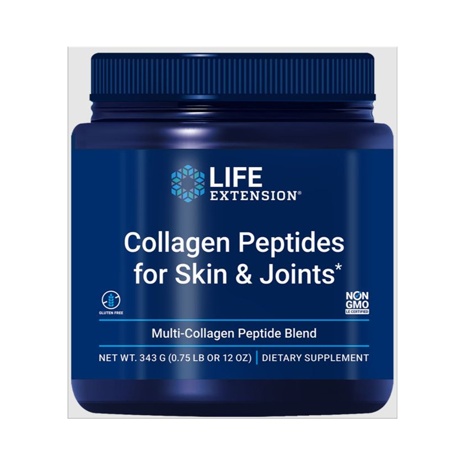 Life Extension Collagen Peptides for Skin & Joints 343 grams official front image