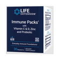 Life Extension Immune Packs with Vitamin C & D, Zinc and Probiotic 30 packets official front image