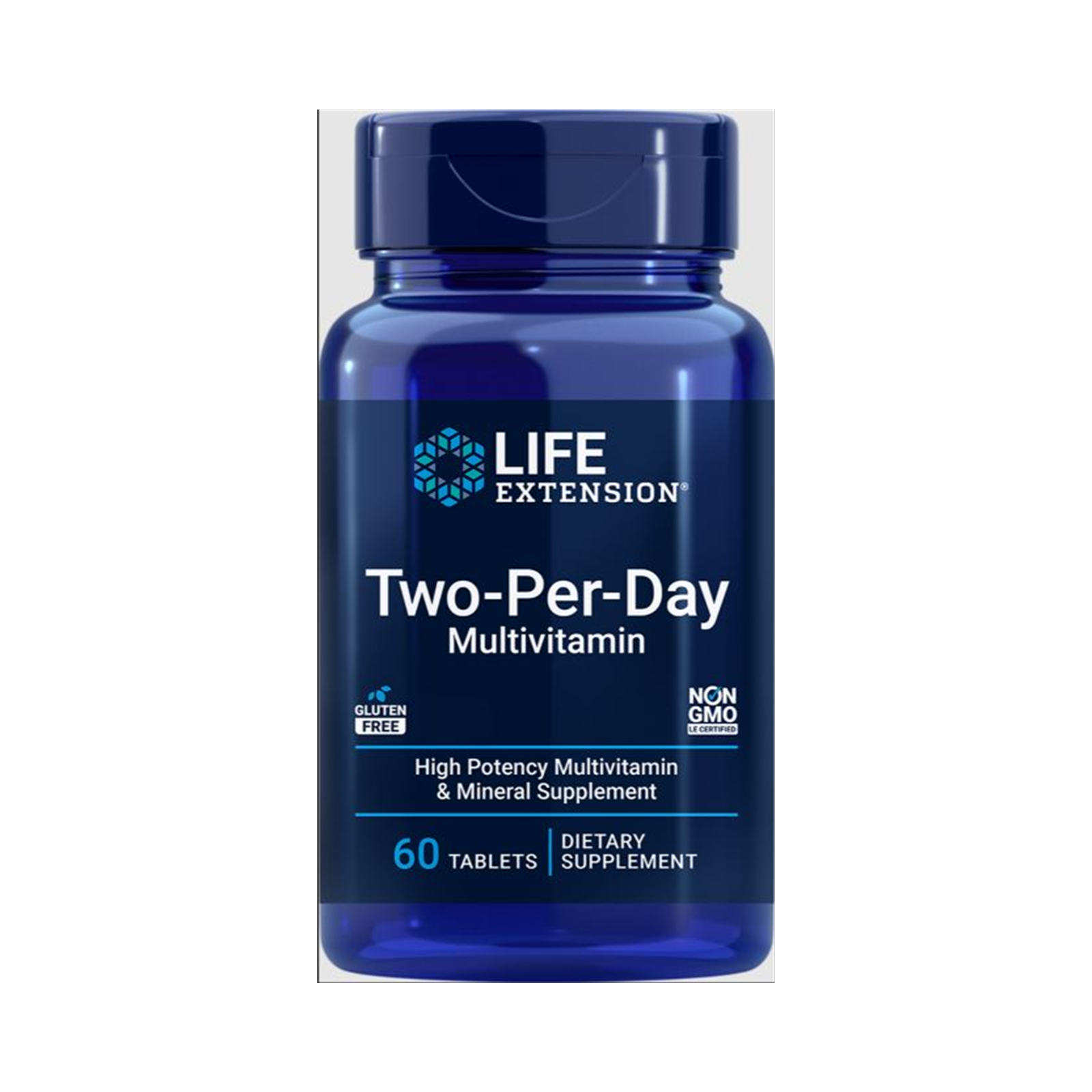 Life Extension Two-Per-Day Multivitamin 60 tablets official front image